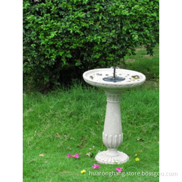 birdbath solar fountain